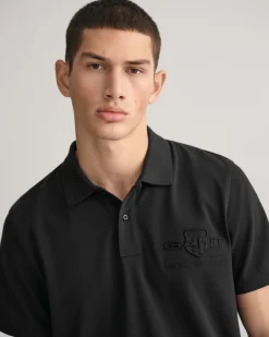 Tonal Shield Polo Shirt