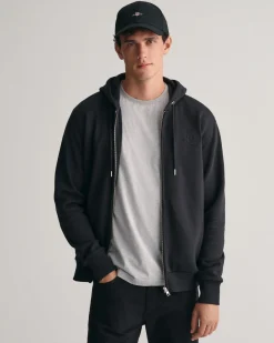 Tonal Shield Zip Hoodie
