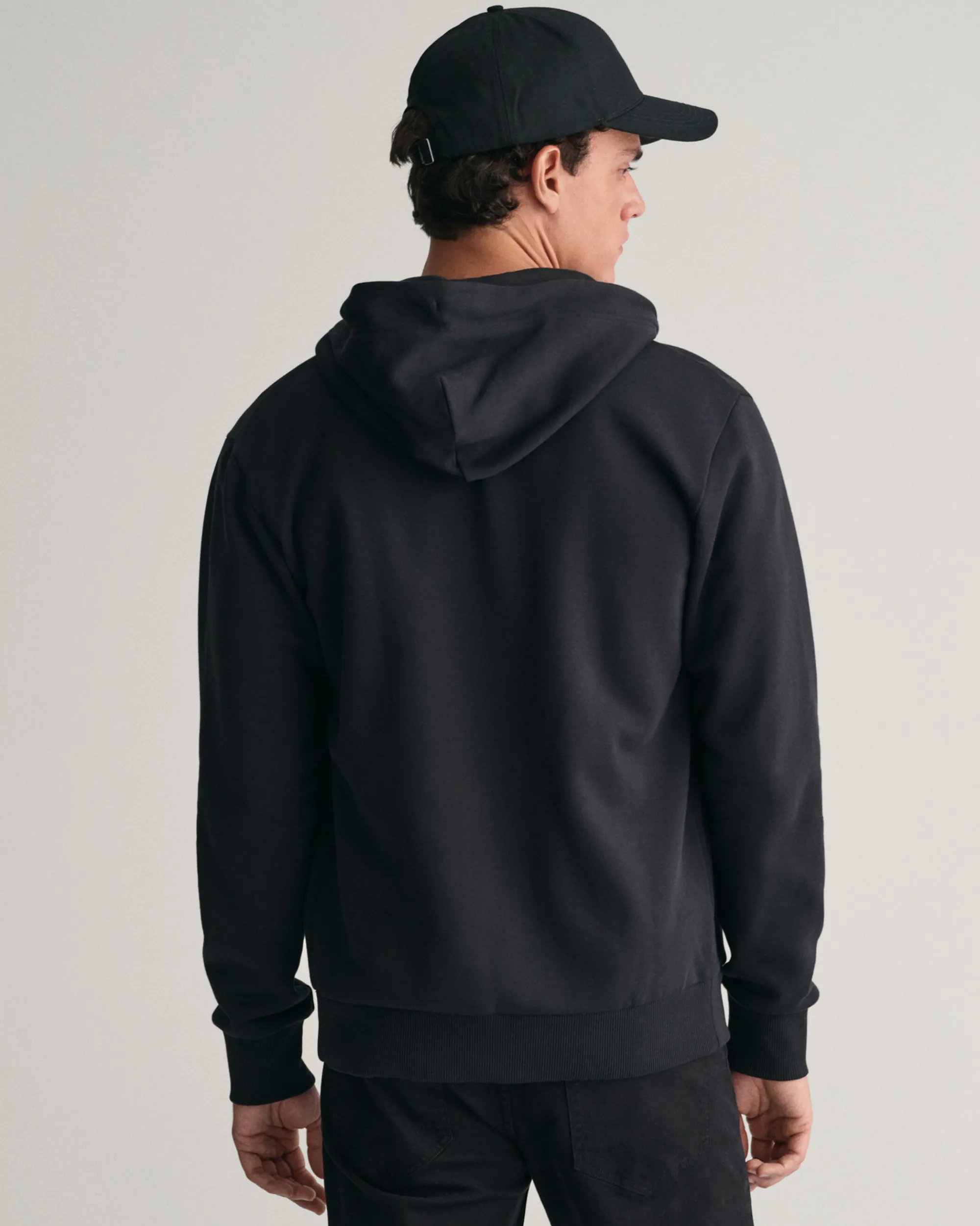 Tonal Shield Zip Hoodie