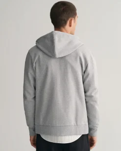 Tonal Shield Zip Hoodie