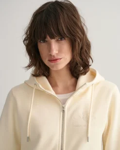 Tonal Shield Zip Hoodie