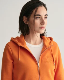 Tonal Shield Zip Hoodie