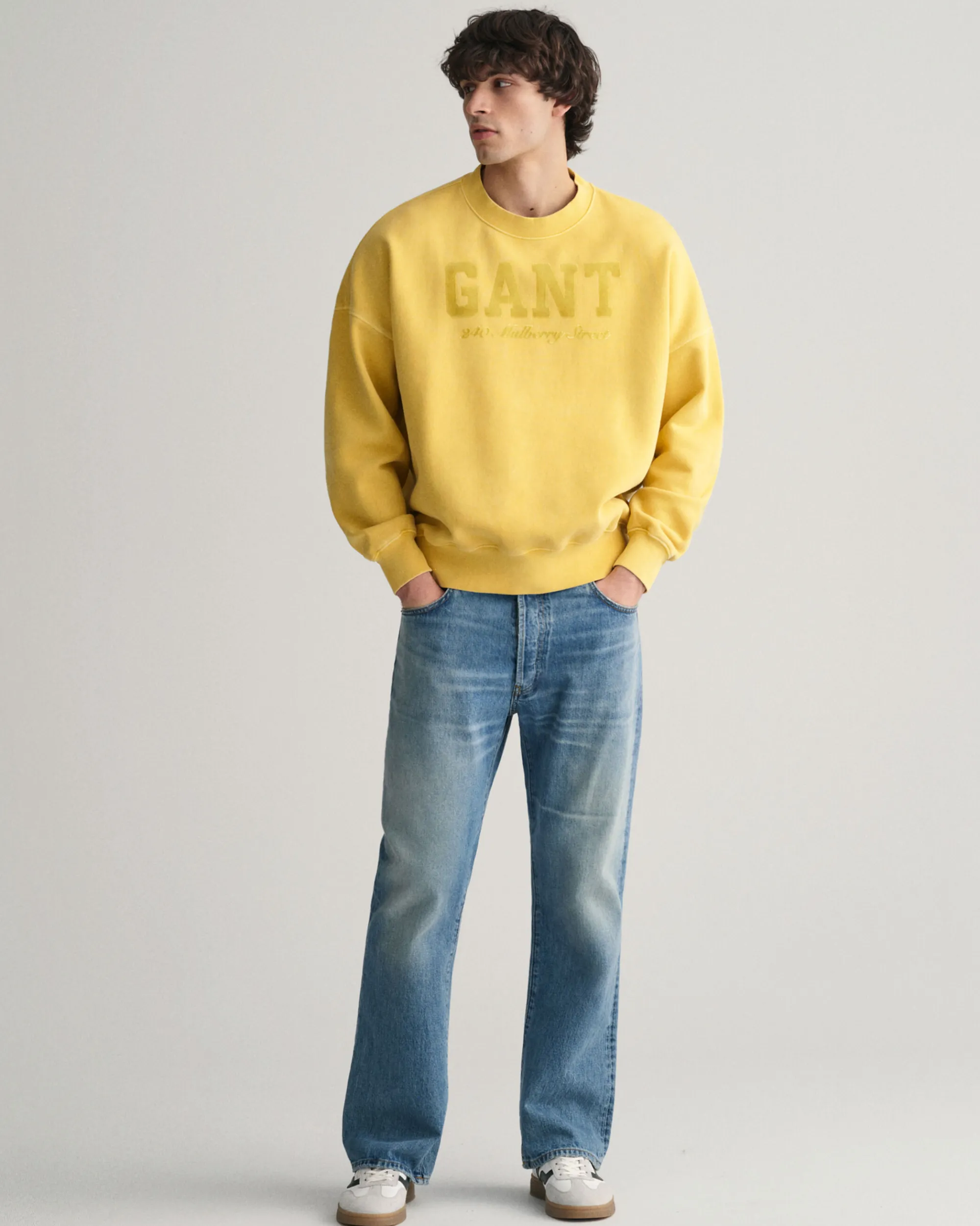 Vintage Wash Crew Neck Sweatshirt