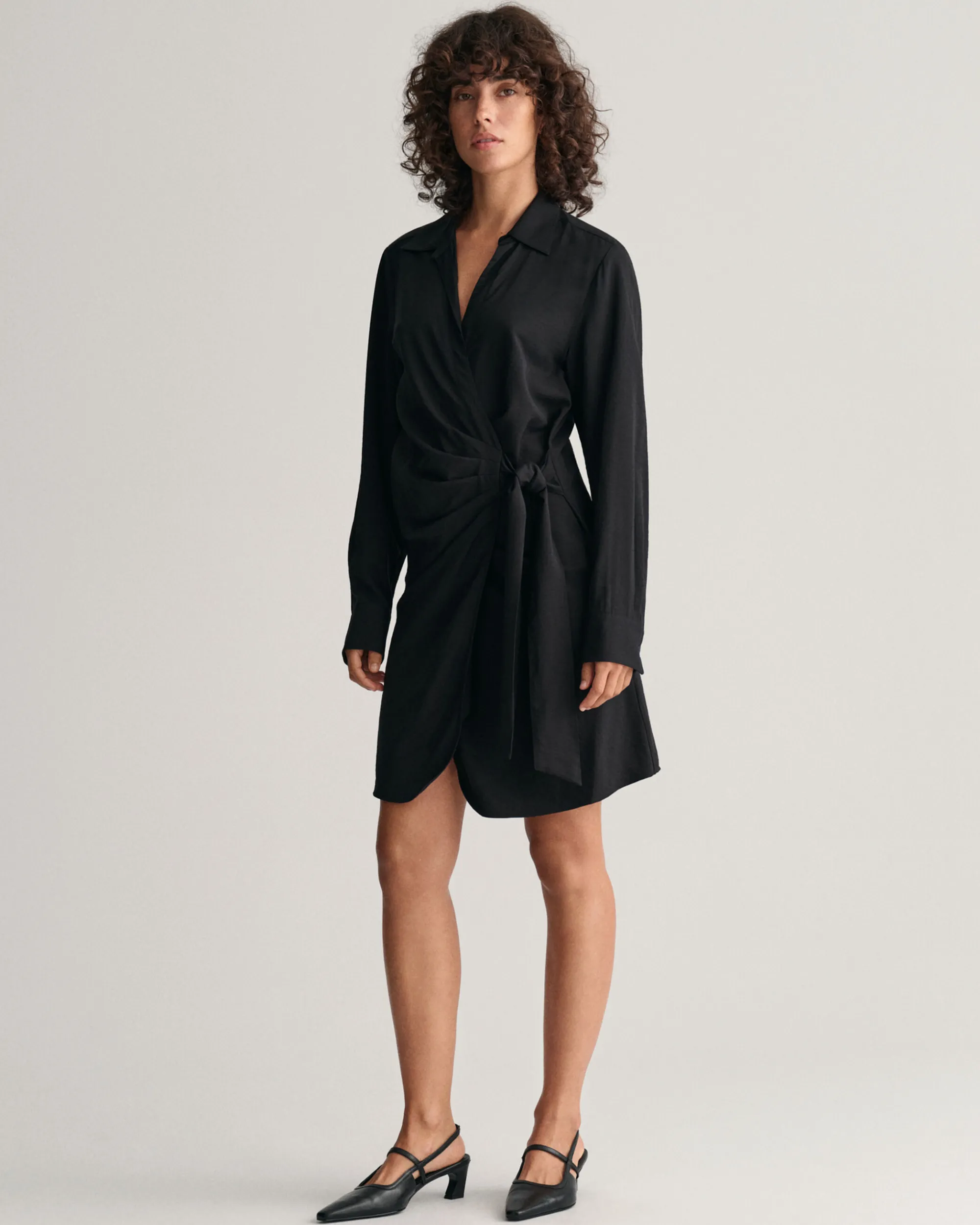 Wrap Shirt Dress